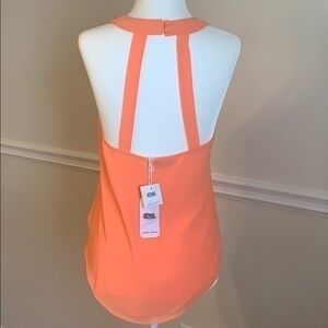 NAKED ZEBRA - NWT - Open Back Coral Tank Top S